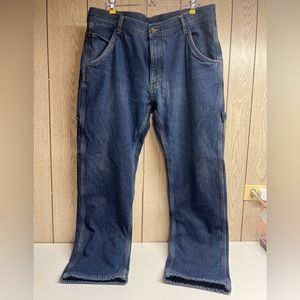KEY Carpenter Jeans Fleece Insulated SZ 36X 32 Workwear  Jeans 17754 Nice!!